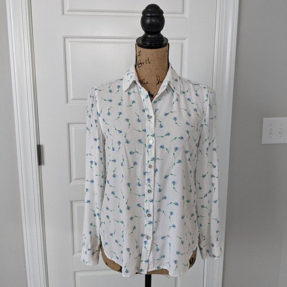 Jane and Delancey Tops - 🛍️ BUNDLE ONLY | Jane and Delancey blue floral blouse small